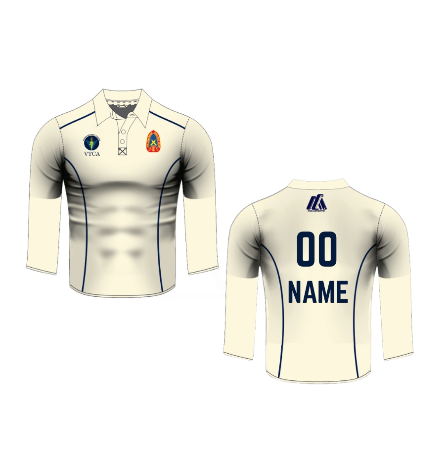 Two Day Playing T-Shirt Long Sleeve (White) - TCC