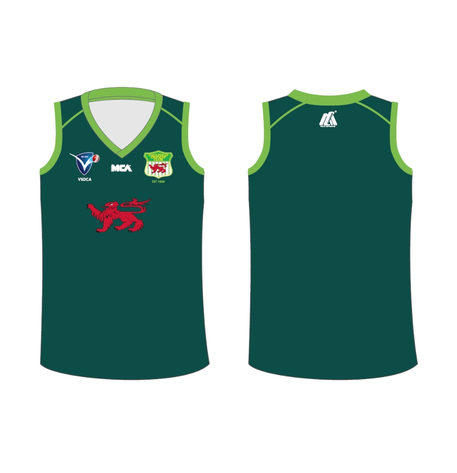One Day Playing Vest (Coloured) - Caulfield CC