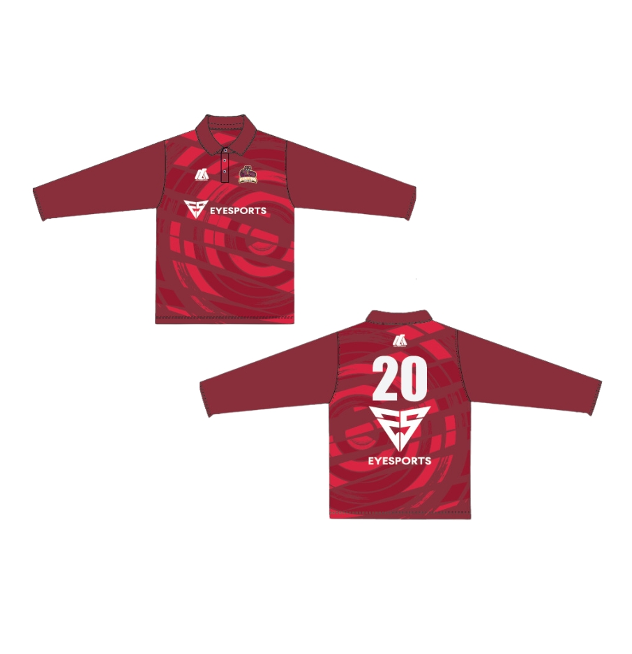 One Day Playing T-Shirt Long Sleeve - Stoneyford Cricket Club