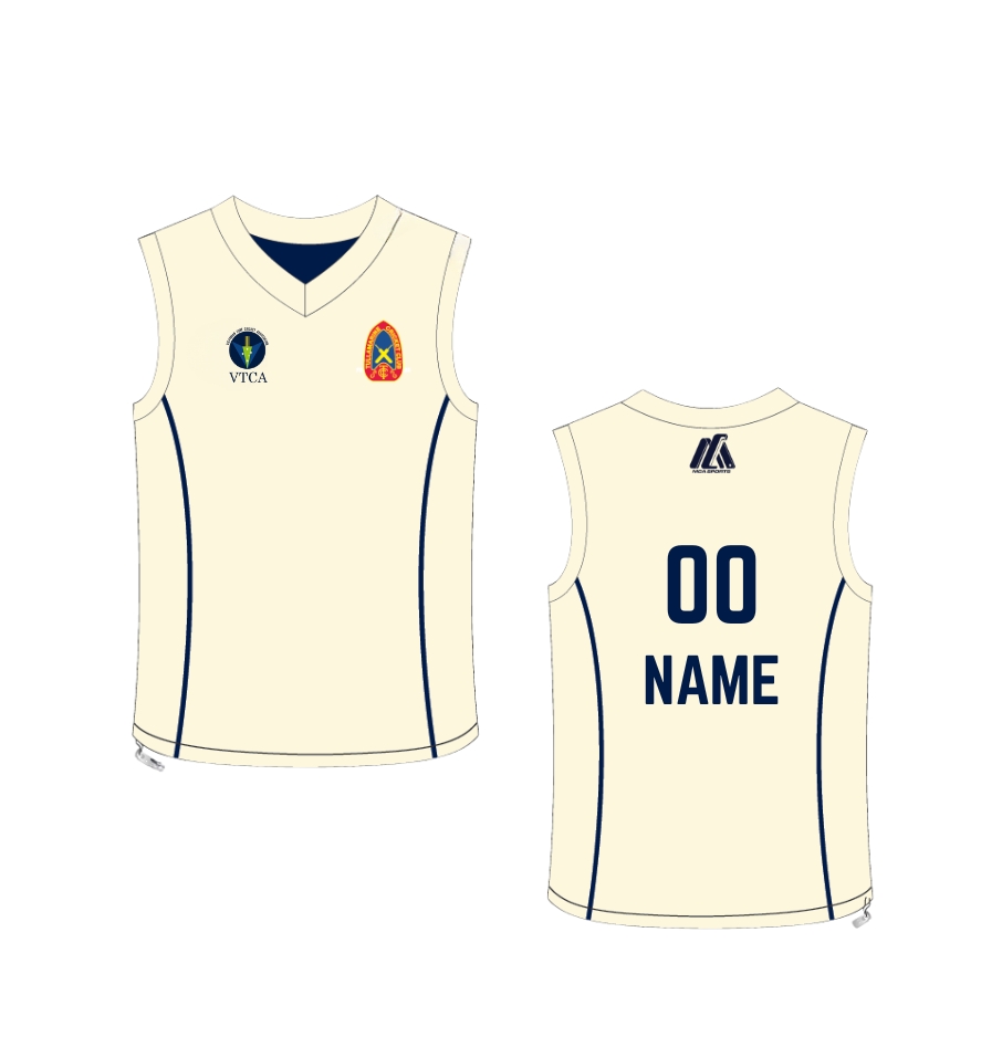Two Day Playing Vest (Coloured) - TCC