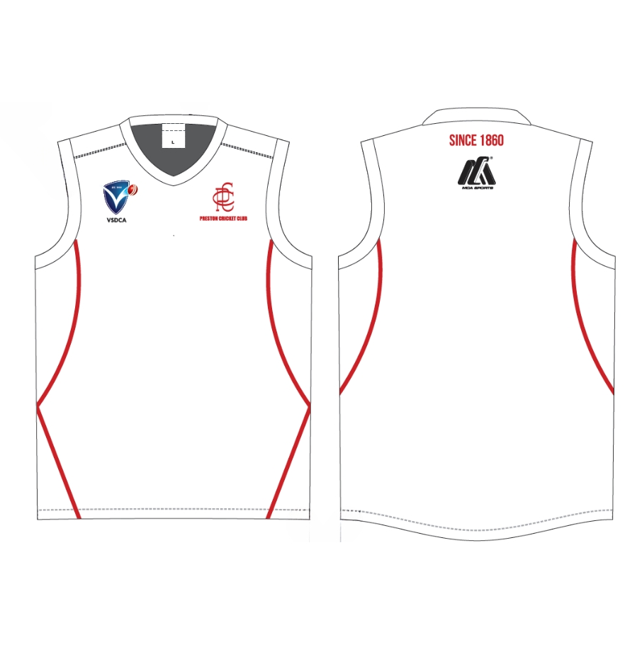 Two Day Playing Vest - Preston Cricket Club