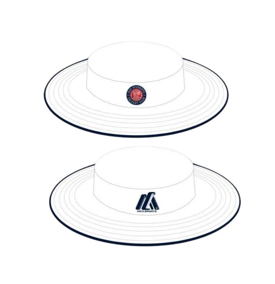 Wide Brim Hat (White) - OSCC