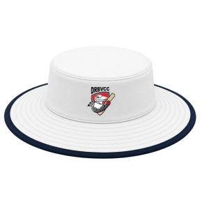 Wide Brim Hat (White) - DRBVCC