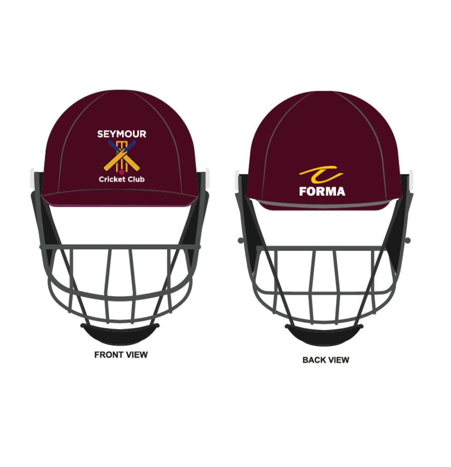 Customised High Class Titanium Helmet - Seymour Cricket Club