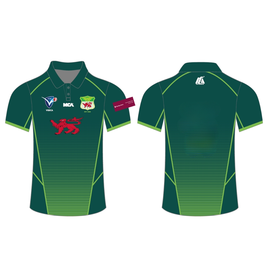 One Day Playing T-Shirt Short Sleeve (Coloured) - Caulfield CC