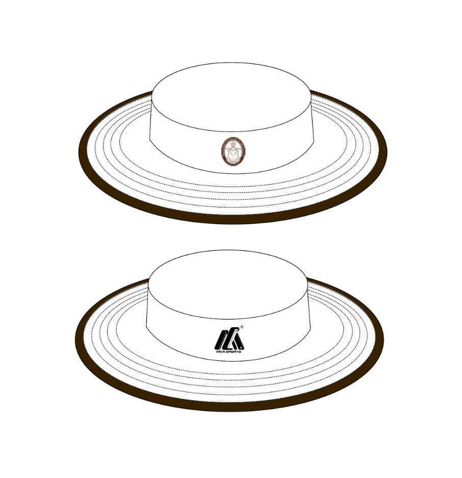 Wide Brim Hat (Cream White) - OIGCC