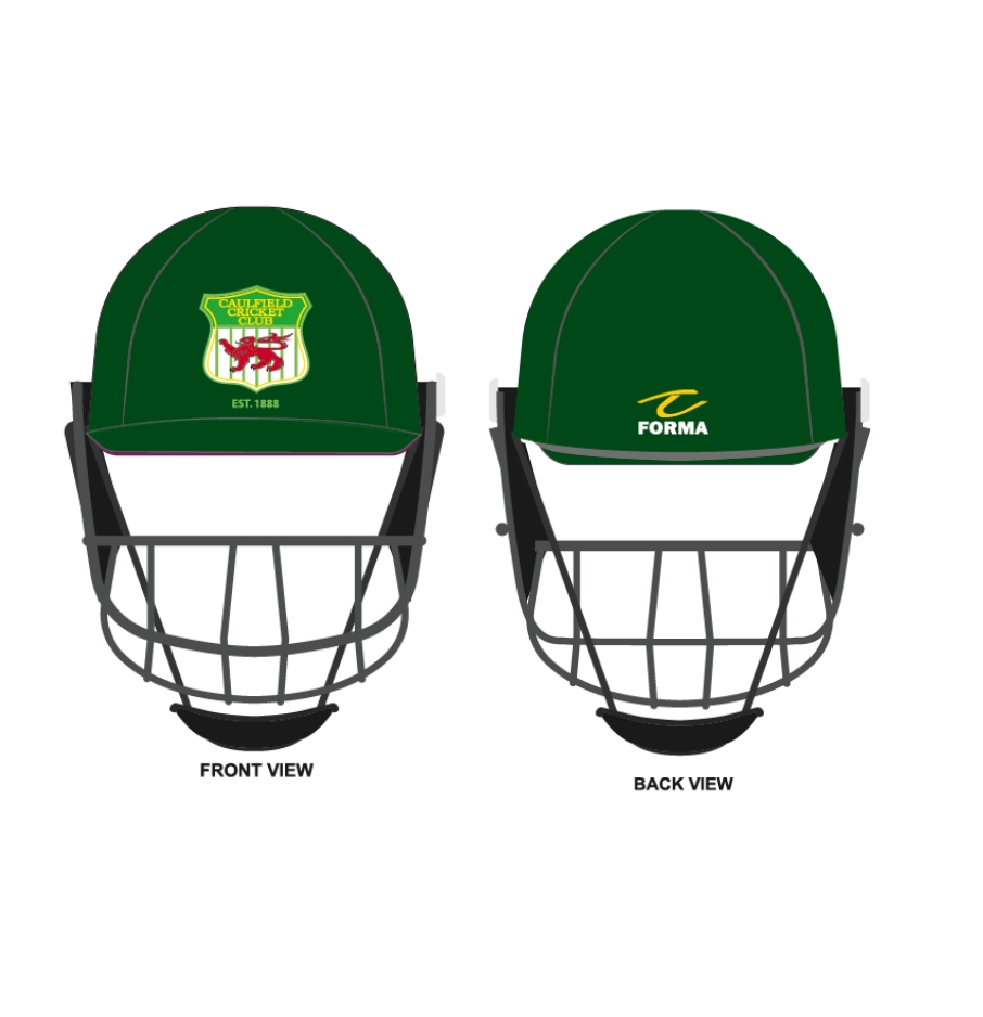 Customised High Class Stainless Steel Helmet - Caulfield CC