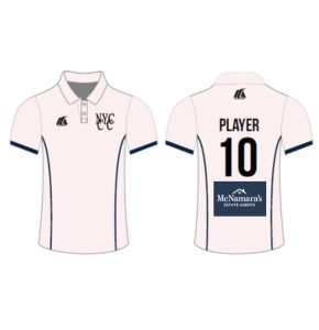 Junior Two Day Playing T-shirt Short Sleeve (Cream) - NYCC