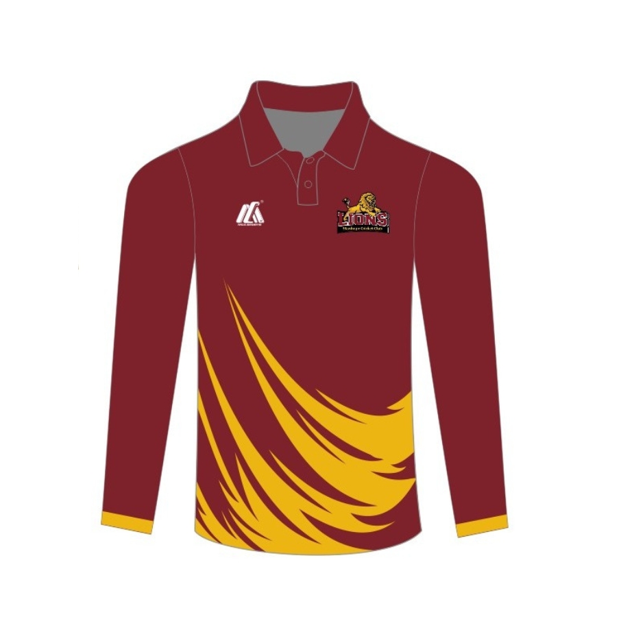 One Day Playing T-Shirt Long Sleeve (Coloured) - Stanhope CC