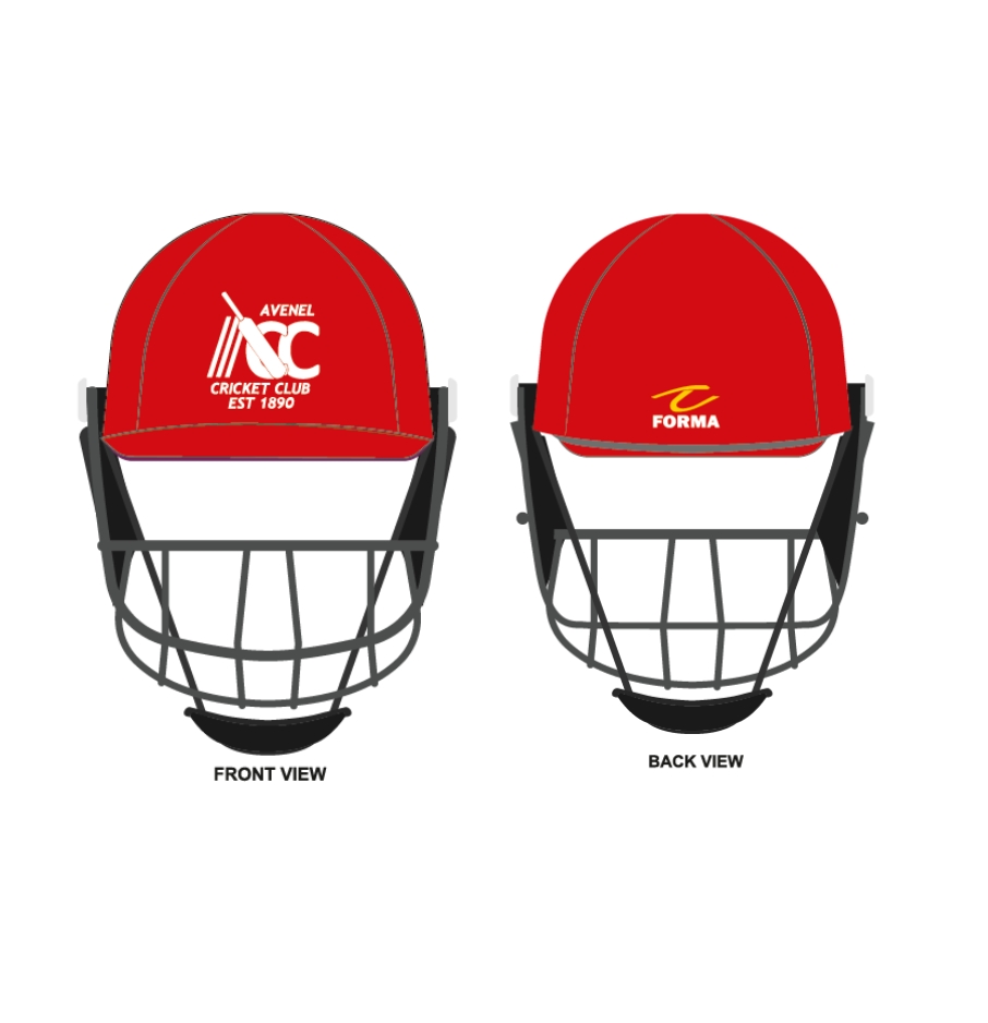 Customised High Class Titanium Helmet - Avenel Cricket Club