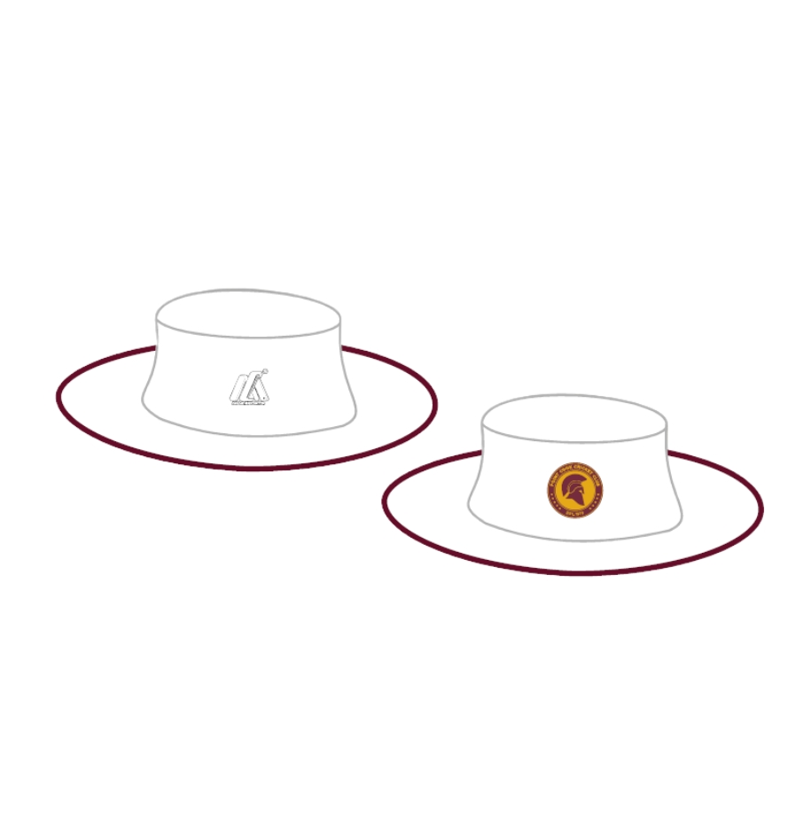 Wide Brim Hat (White) - PCCC