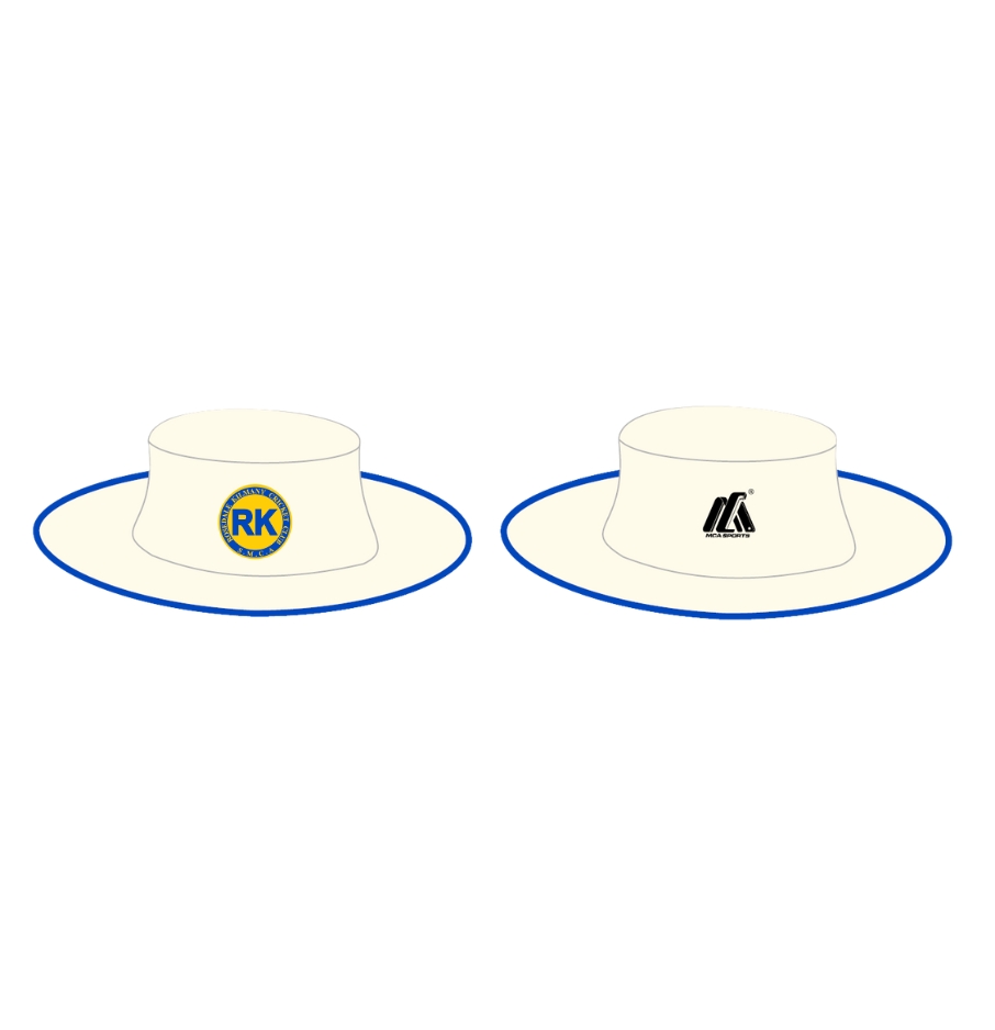 Wide Brim Hat (Cream White) - RKCC